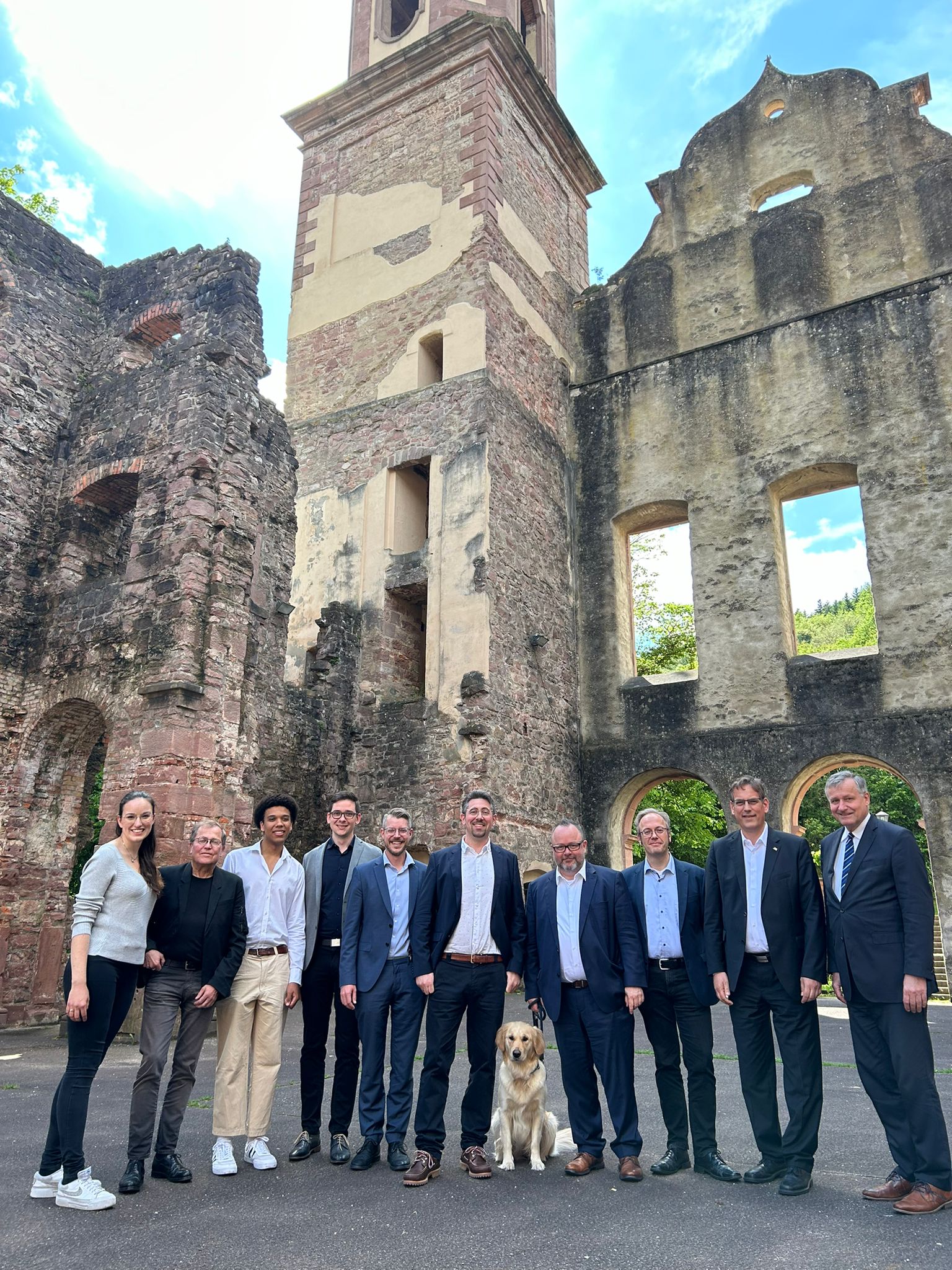 v. l.: Alena Fink-Trauschel MdL, Rainer Semet MdB, Brandon Hannemann, Dr. Niclas Moldenhauer, Johannes Baumbast, Dr. Alexander Schopf, Dr. Christian Jung MdL, Stefan Tritschler, Prof. Dr. Erik Schweickert MdL, Dr. Hans-Ulrich Rülke MdL.