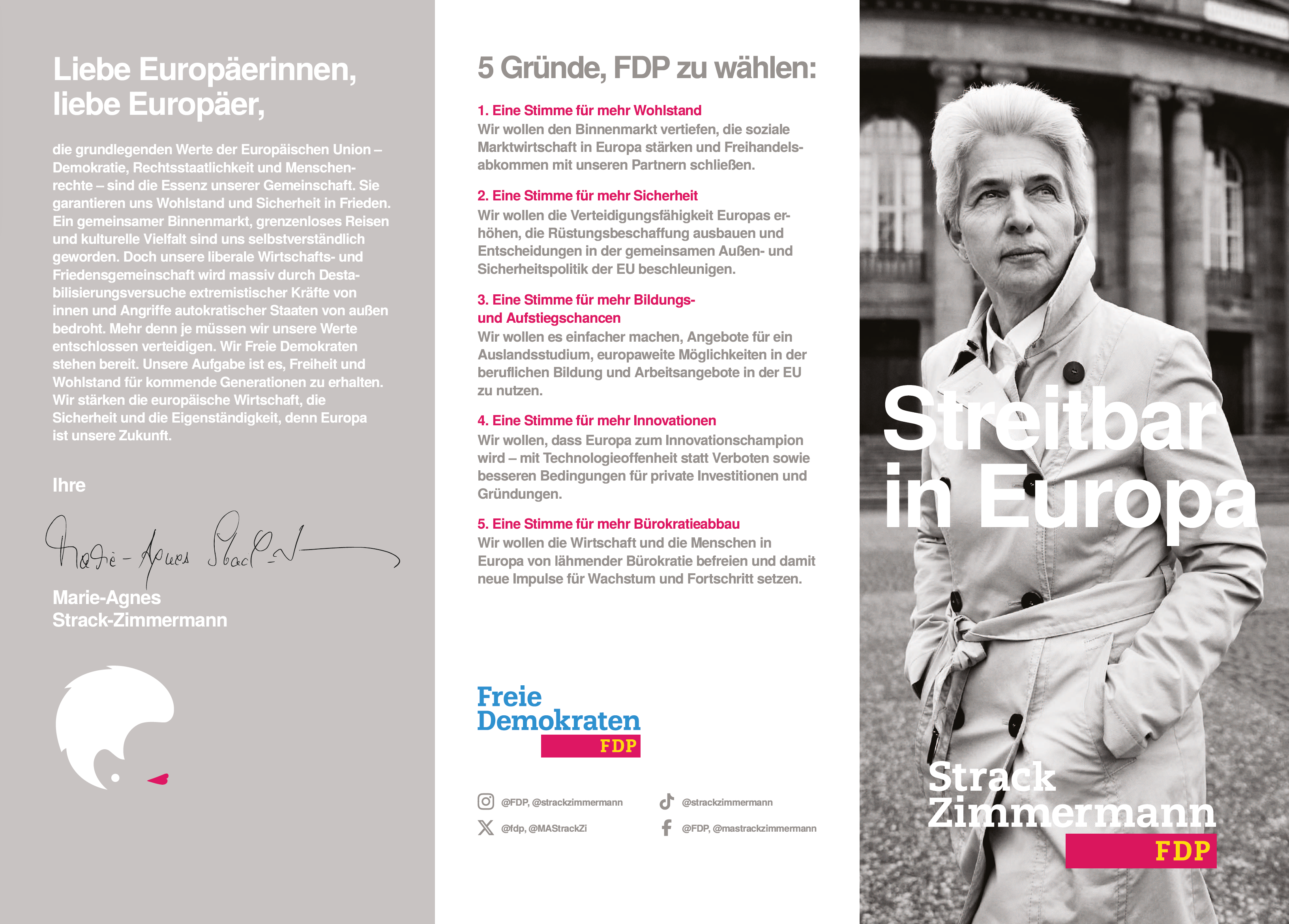 Marie-Agnes Strack-Zimmermann (MASZ) | 5 Gründe, FDP zu wählen